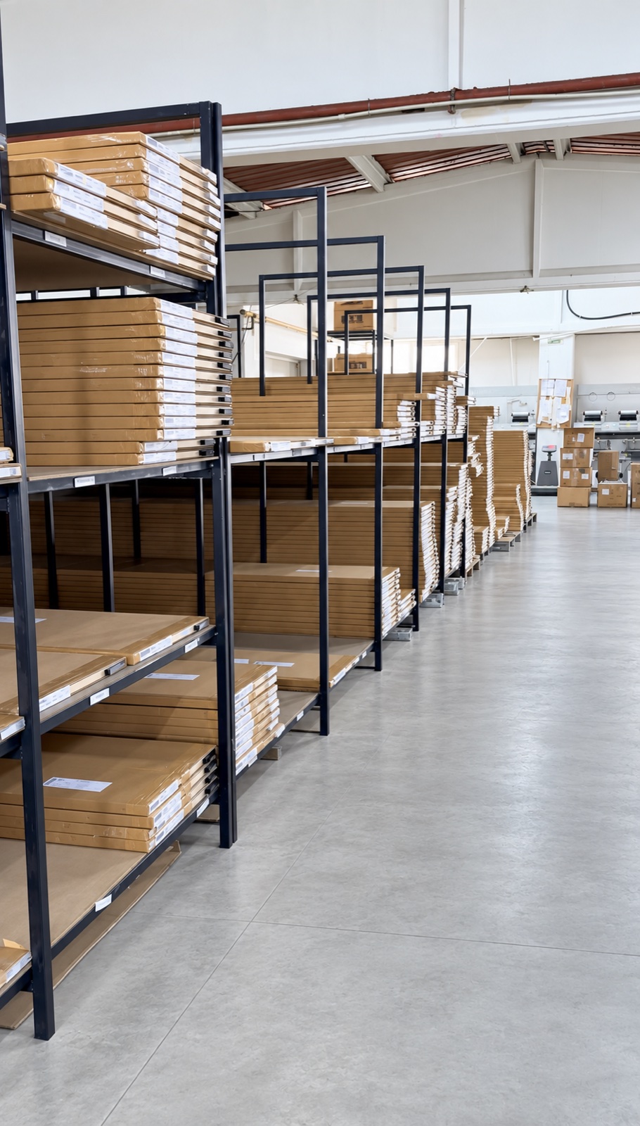 RGN Plise Perde kumaş stok deposu